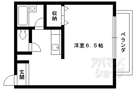 ラトゥールＹ・Ｇ 202 ｜ 京都府京都市右京区嵯峨中山町（賃貸アパート1K・2階・20.00㎡） その2