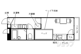 京都府京都市西京区大枝塚原町（賃貸マンション1K・3階・19.87㎡） その2