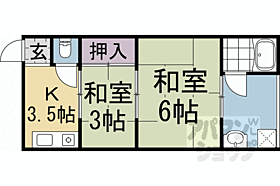 京都府京都市西京区御陵塚ノ越町（賃貸アパート2K・2階・28.07㎡） その2