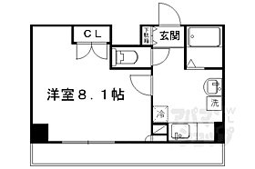 京都府京都市北区平野上柳町（賃貸マンション1K・3階・25.35㎡） その2