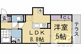 ＬｕＳｏｌｅ嵐山 202 ｜ 京都府京都市右京区嵯峨天龍寺今堀町（賃貸アパート1LDK・2階・34.79㎡） その2