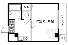 エスポワール西京極 201 ｜ 京都府京都市右京区西京極東衣手町（賃貸マンション1K・2階・24.60㎡） その2