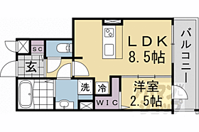 京都府京都市南区東九条北松ノ木町（賃貸マンション1LDK・2階・29.83㎡） その2