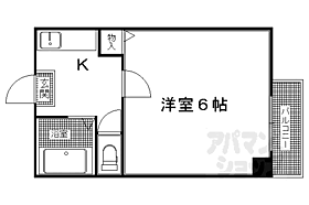 エリーフラッツ西京極 602 ｜ 京都府京都市右京区西京極西池田町（賃貸マンション1K・6階・19.07㎡） その2