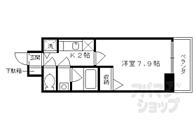 京都府京都市南区西九条大国町（賃貸マンション1K・6階・25.54㎡） その2