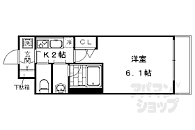 エステムコート京都西院 202 ｜ 京都府京都市右京区西院月双町（賃貸マンション1K・2階・20.22㎡） その2