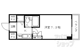 ジョイテル西院 802 ｜ 京都府京都市右京区西院三蔵町（賃貸マンション1K・8階・20.37㎡） その2