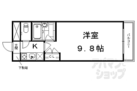 京都府京都市下京区七条御所ノ内本町（賃貸マンション1K・2階・24.07㎡） その2