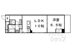 アマデウス萬壽寺葛野大路 505 ｜ 京都府京都市右京区西院月双町（賃貸マンション1LDK・5階・40.14㎡） その2