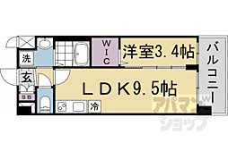 京都市営烏丸線 十条駅 徒歩4分 6階/-