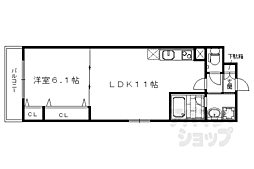 京都市営烏丸線 十条駅 徒歩4分 3階/-