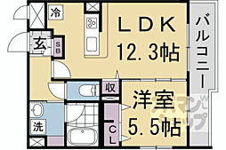 近鉄京都線 上鳥羽口駅 徒歩13分