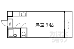 ハイツマウンテン 1Kの間取図画像