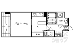 ライジングコート京都西院フロンティア 4階/402