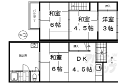 JR東海道・山陽本線 西大路駅 徒歩13分の賃貸テラスハウス