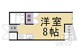 グリーンフィル1 ワンルームの間取図画像