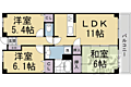 レジディア太秦6階11.0万円