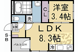 ハーモニーテラス太秦安井車道町II 3階