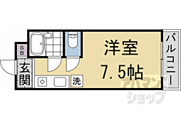 マーサ 1Kの間取図画像