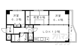 エスポワール 3LDKの間取図画像