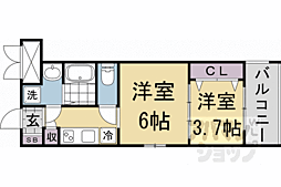 ＣＲＥＳＴ　ＴＡＰＰ京都二条 3階/302