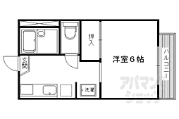 フレグランスせと 1Kの間取図画像