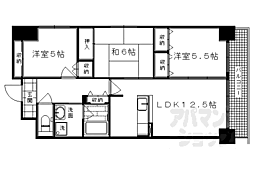 リバティスクエア2 3LDKの間取図画像