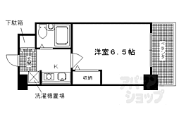 デ・リード&サンヴェール桂川東 1Kの間取図画像