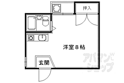 ジュネス常盤 ワンルームの間取図画像