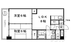 ハイツエコー 2DKの間取図画像
