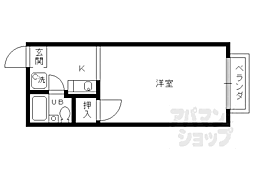 ハイツ山口 1Kの間取図画像