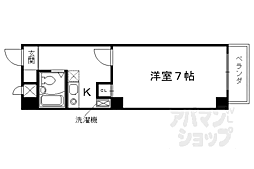 アーバンハウスA&U2 1Kの間取図画像