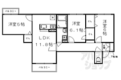 物件の間取り