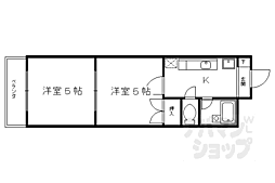 シャトル新御池 2Kの間取図画像