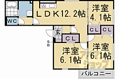 物件の間取り