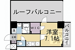ベラジオ雅び烏丸十条2 1Kの間取図画像