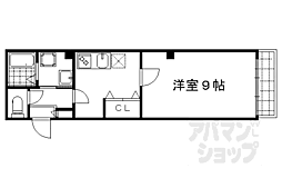 ソフィア円町 1Kの間取図画像