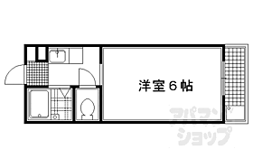 京都府京都市左京区北白川下池田町（賃貸マンション1K・3階・16.47㎡） その2