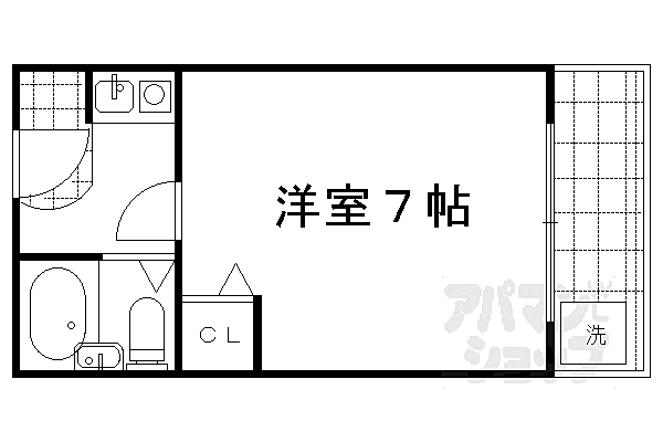 リエール北野 212｜京都府京都市北区北野西白梅町(賃貸マンション1K・2階・18.25㎡)の写真 その2