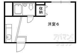 京都府京都市北区大宮上ノ岸町（賃貸マンション1K・2階・18.69㎡） その2