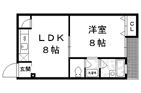 京都府京都市北区紫野南花ノ坊町（賃貸マンション1LDK・3階・33.00㎡） その2