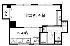 京都府京都市北区紫野東船岡町（賃貸マンション1K・4階・39.00㎡） その2