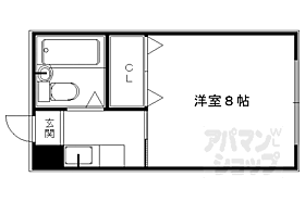 京都府京都市北区衣笠赤阪町（賃貸アパート1K・2階・19.00㎡） その2