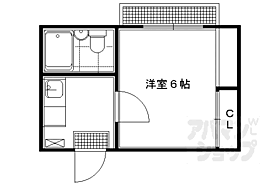 京都府京都市左京区高野竹屋町（賃貸マンション1K・3階・18.82㎡） その2