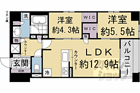 プレサンスロジェ京都御所西 403 ｜ 京都府京都市上京区東堀川通出水下る四町目（賃貸マンション2LDK・4階・56.60㎡） その2