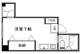 アスペースＣＳ2 203 ｜ 京都府京都市上京区千本通上長者町上ル百万遍町（賃貸マンション1K・2階・18.00㎡） その2