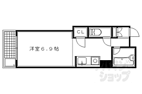 モナクヴィラウエバ 301 ｜ 京都府京都市上京区椹木町通猪熊西入上ル大黒町（賃貸マンション1K・3階・21.60㎡） その2