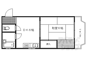 京都府京都市中京区西ノ京伯楽町（賃貸マンション1DK・4階・30.00㎡） その2