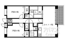 京都府京都市左京区吉田河原町（賃貸マンション3LDK・4階・65.77㎡） その2