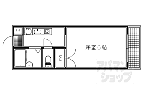 メゾン悠 405 ｜ 京都府京都市上京区出水通日暮西入金馬場町（賃貸マンション1K・4階・18.76㎡） その2